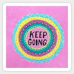 Keep Going Mandala Sticker